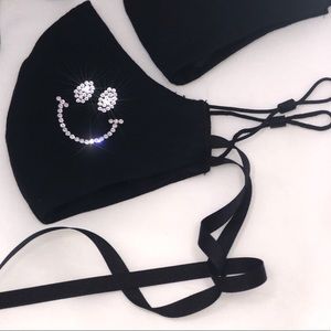 😁Smiley Face Bling Custom Mask 😷